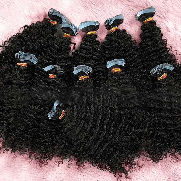Hair Bae " Kinky Curly" Tape In
