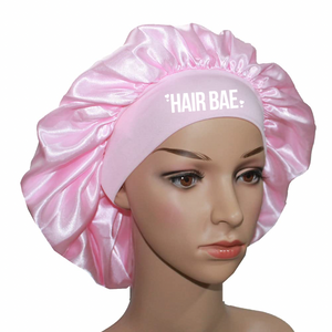 Hair Bae Satin Pink Bonnet
