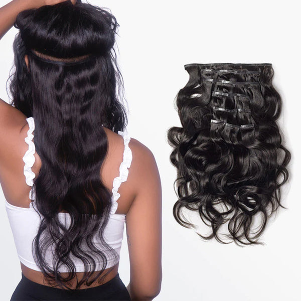 Brazilian Body Wave Seamless Clip In's