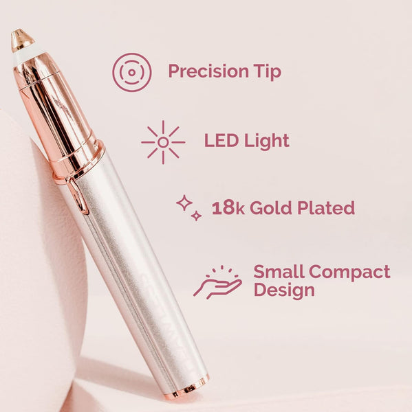 Rose Gold Electric Eyebrow Hair Remover