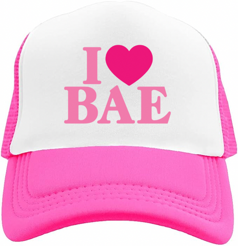 “I Love Bae” Trucker Hat
