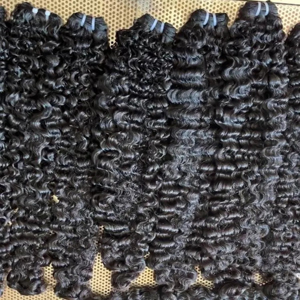 "HAIR BAE" Burmese Curly Bundle