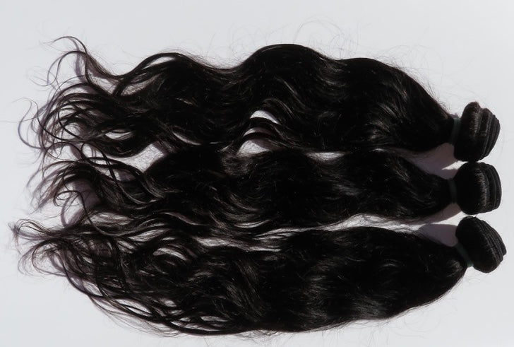 HAIR BAE RAW INDIAN NATURAL WAVE (SINGLE BUNDLE)