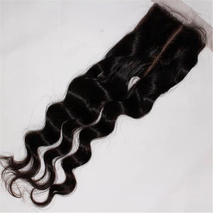 HAIR BAE RAW INDIAN NATURAL WAVE TRANSPARENT LACE CLOSURE