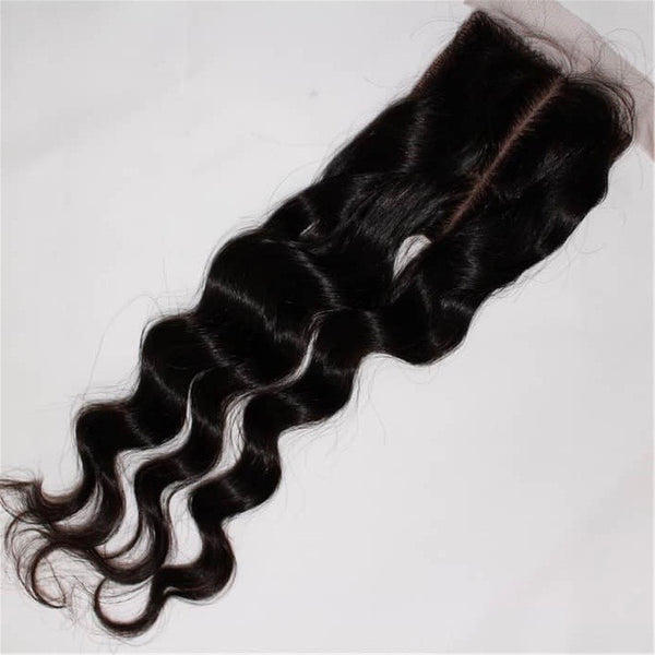 HAIR BAE RAW INDIAN NATURAL WAVE TRANSPARENT LACE CLOSURE