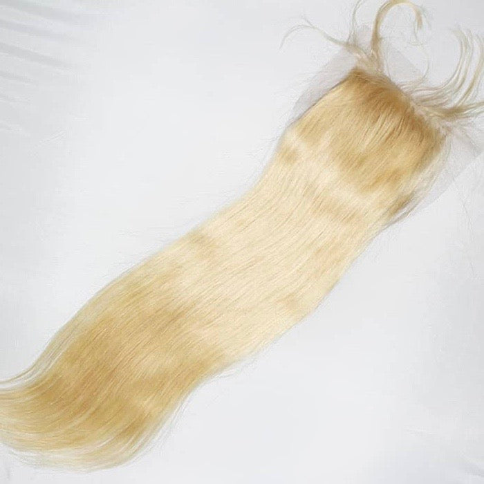 RUSSIAN BLONDE STRAIGHT LACE CLOSURE